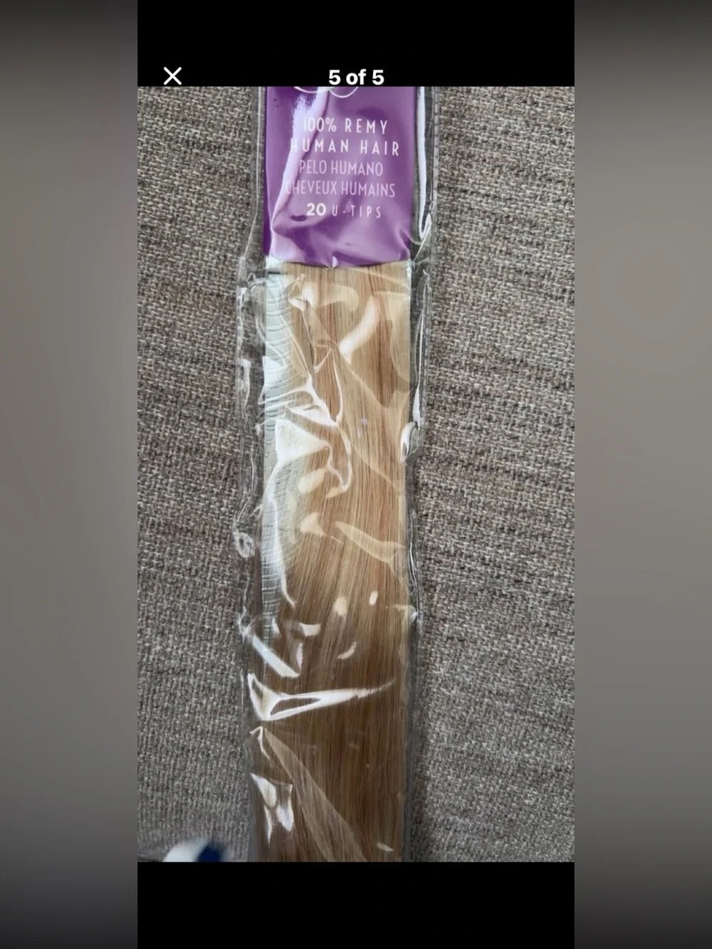 Satin Strands 22” St. Tropez Blonde Remy Human Hair u-tip
